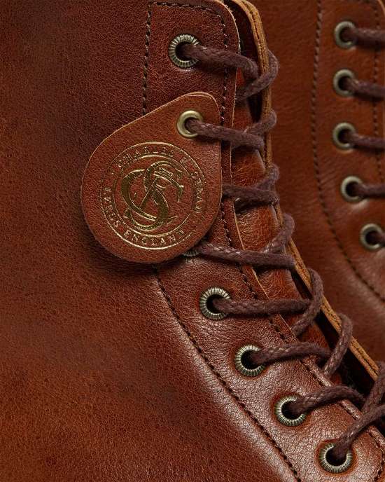 Botas Con Cordones Dr. Martens 1460 Pascal Full Grain Hombre Marrom MX-78620